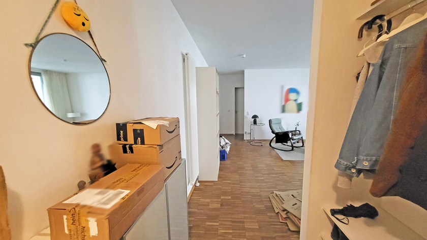 Blick Richtung Wohnzimmer