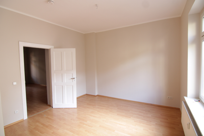 Blick in das Schlafzimmer
