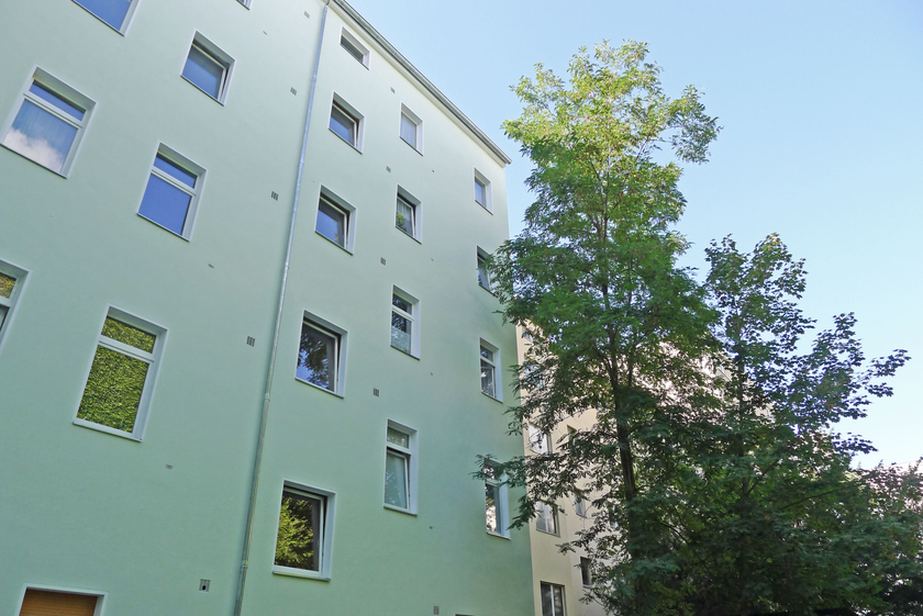 Rückwärtige Fassade