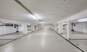 Neu sanierte Tiefgarage