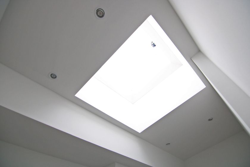 Wannenbad mit Oberlicht