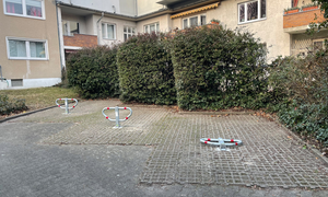 Blick auf den Stellplatz