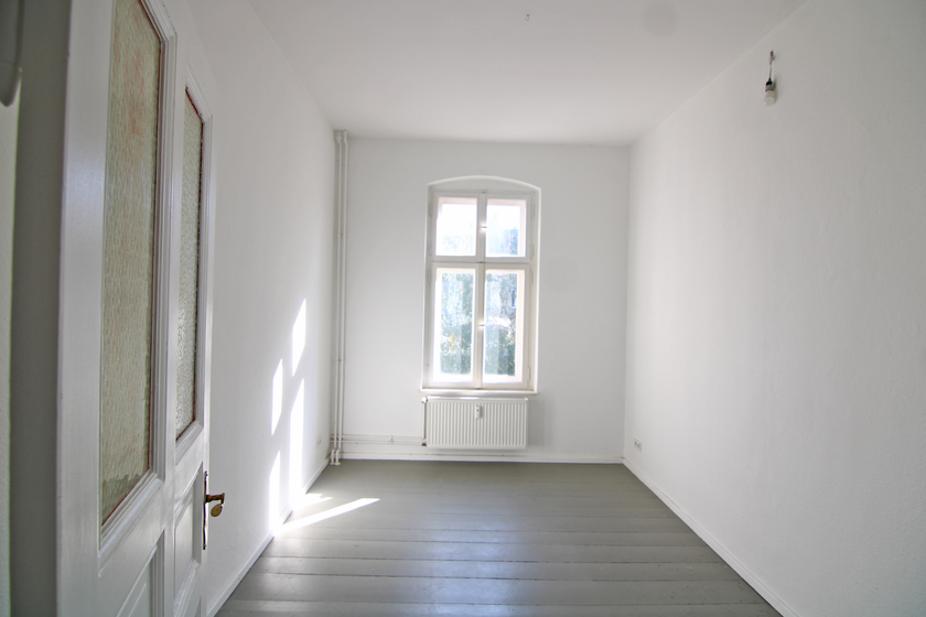 Blick in das Schlafzimmer